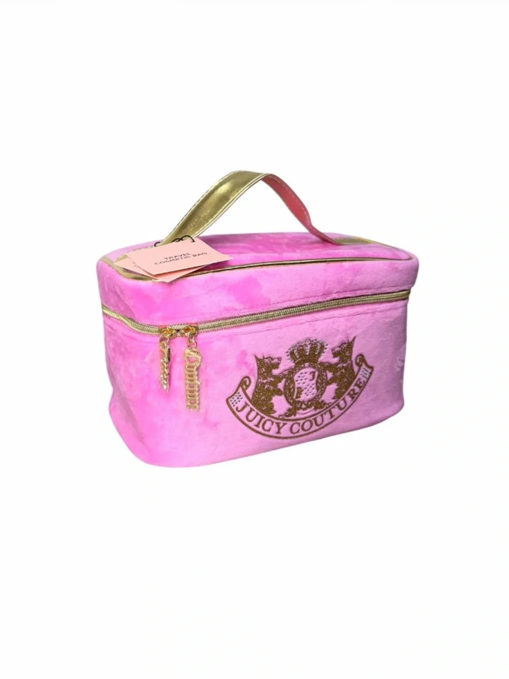 Juicy Couture Velour Travel Cosmetic Bag